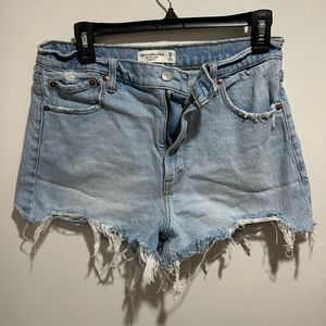 Abercrombie & Fitch Jean Mom Shorts